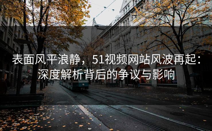 表面风平浪静,51视频网站风波再起:深度解析背后的争议与影响 表面风平浪静,51视频网站风波再起:深度解析背后的争议与影响